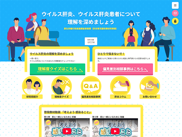 肝疾患患者さんの考えについて知りたい（肝炎等克服政策研究事業）