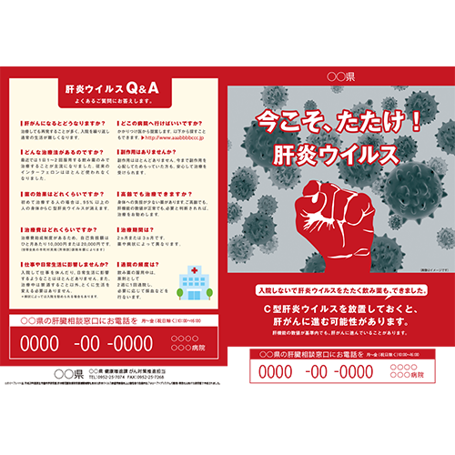 C型肝炎陽性者用への説明（たたけ肝炎）